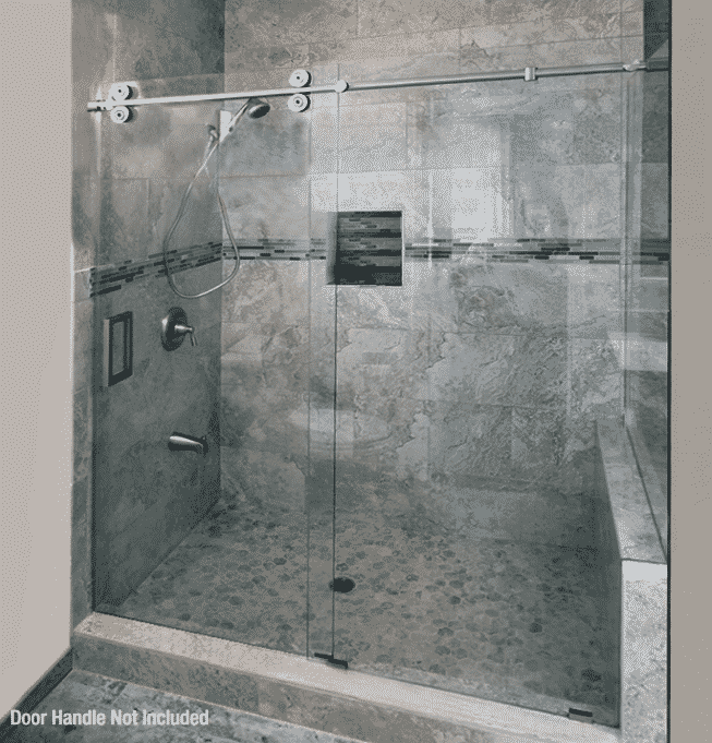 Frameless Glass Shower Door Sliding Enclosures - Affordable Frameless ...