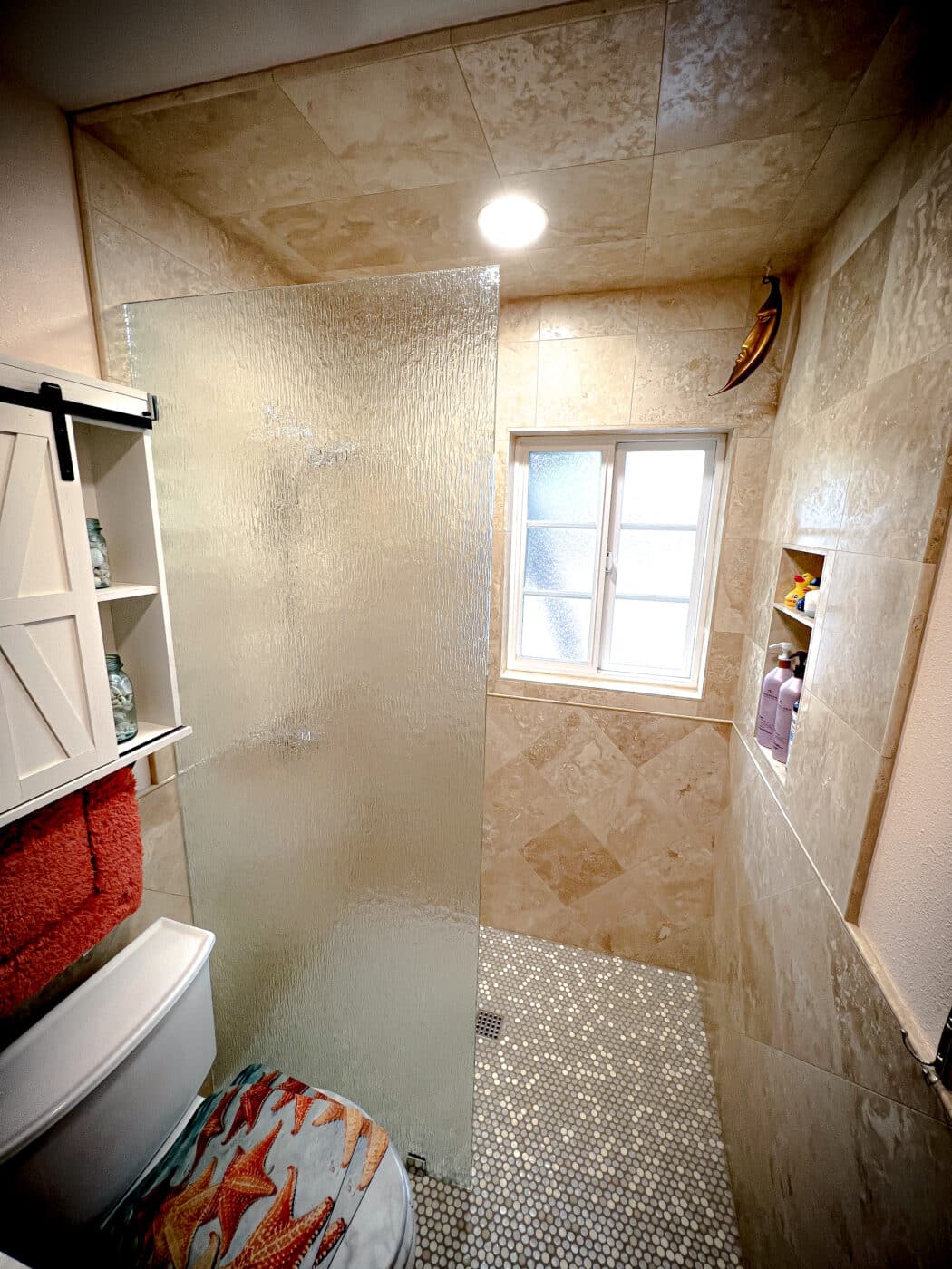 Hinged Frameless Shower Doors - Door Inline Showers