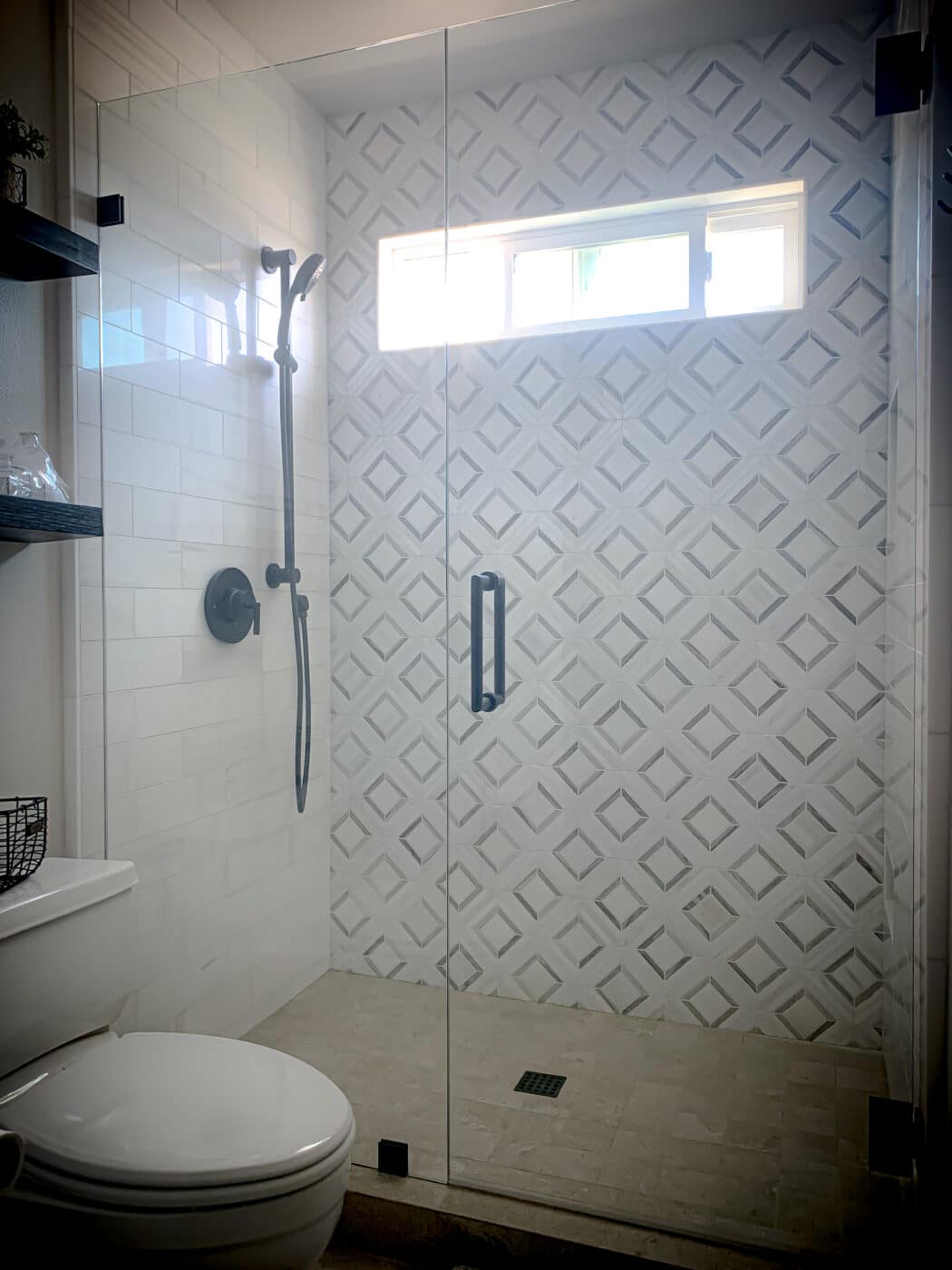 Hinged Frameless Shower Doors - Door Inline Showers