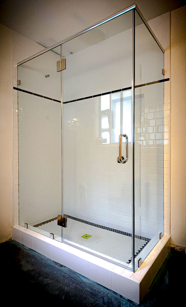 Frameless Glass Shower Enclosure