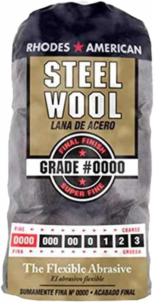 grade #0000 steel wool - lana de acero