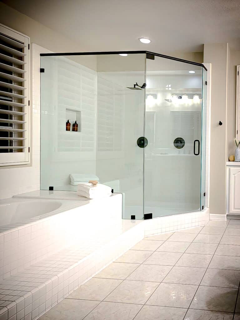 NeoAngle Frameless Glass Shower Doors and Enclosures