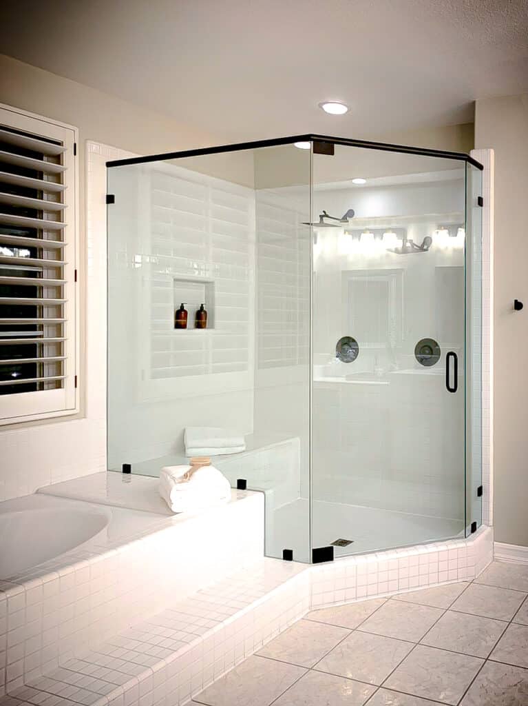 NeoAngle Frameless Glass Shower Doors and Enclosures