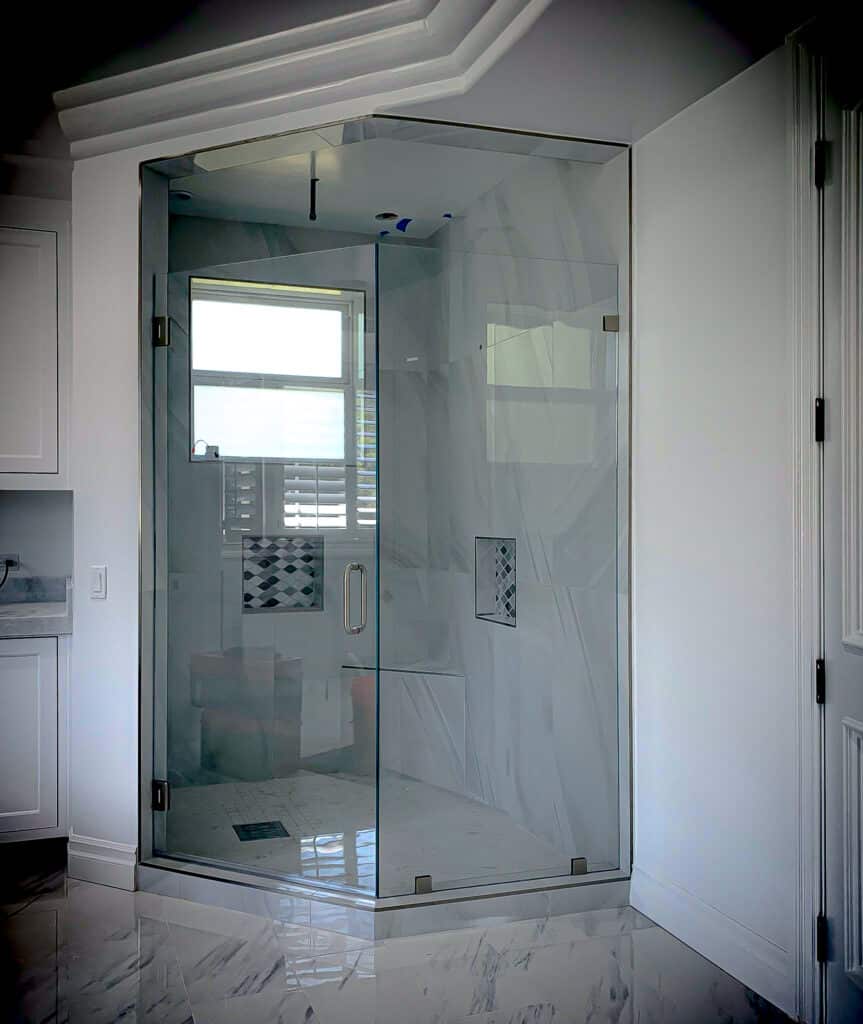 NeoAngle Frameless Glass Shower Doors and Enclosures