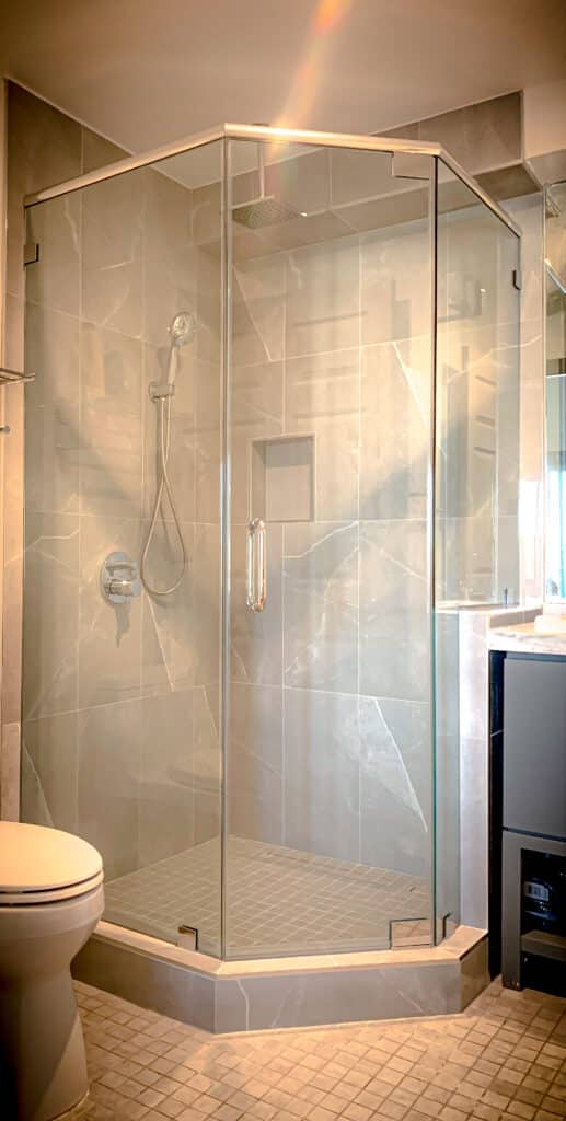 NeoAngle Frameless Glass Shower Doors and Enclosures