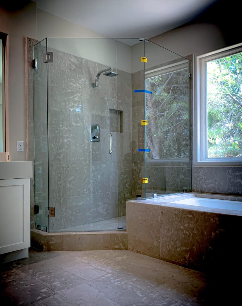 NeoAngle Frameless Glass Shower Doors and Enclosures