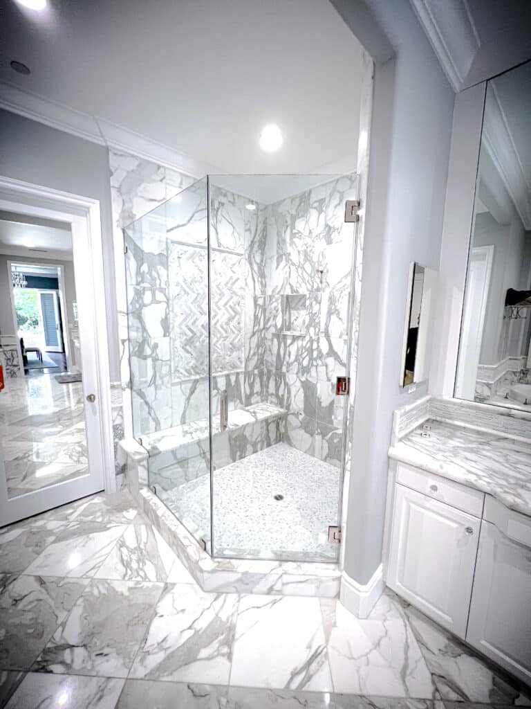 NeoAngle Frameless Glass Shower Doors and Enclosures