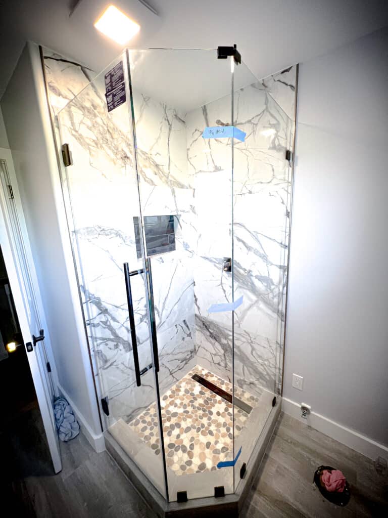 NeoAngle Frameless Glass Shower Doors and Enclosures