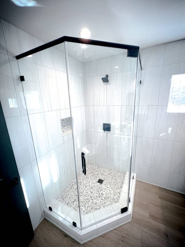 NeoAngle Frameless Glass Shower Doors and Enclosures