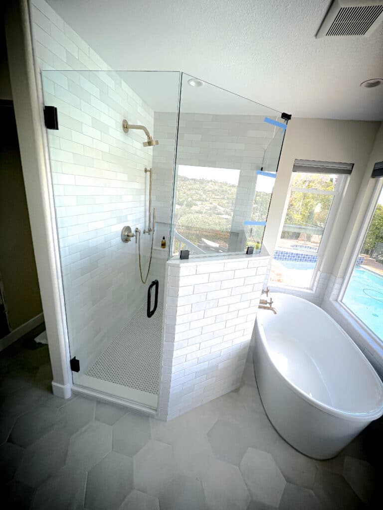 NeoAngle Frameless Glass Shower Doors and Enclosures