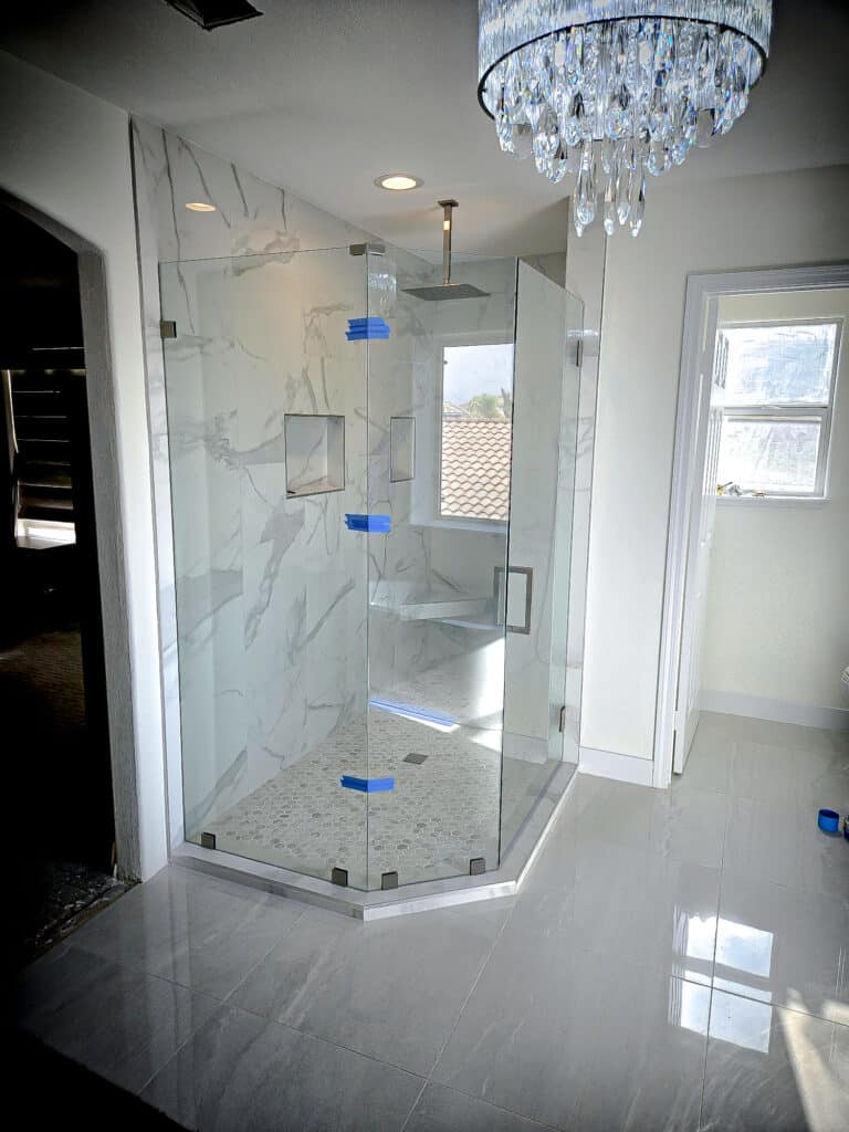 NeoAngle Frameless Glass Shower Doors and Enclosures