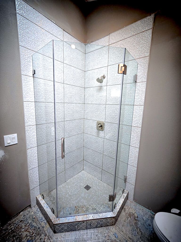 NeoAngle Frameless Glass Shower Doors and Enclosures