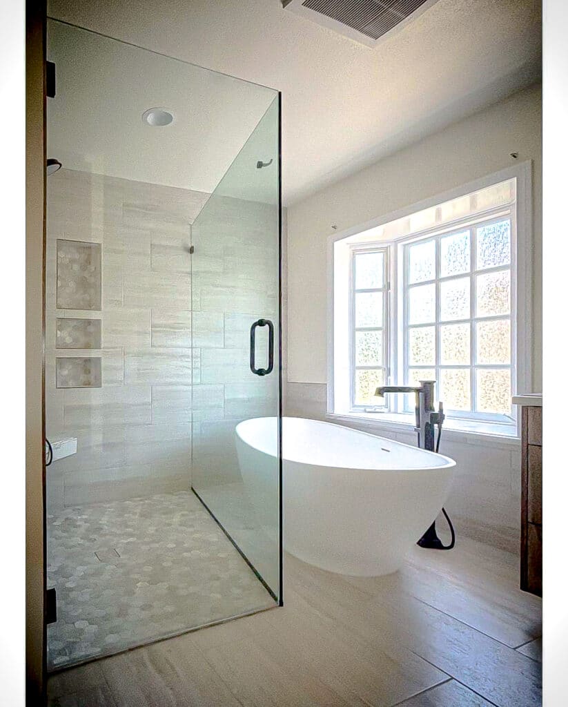 NeoAngle Frameless Glass Shower Doors and Enclosures