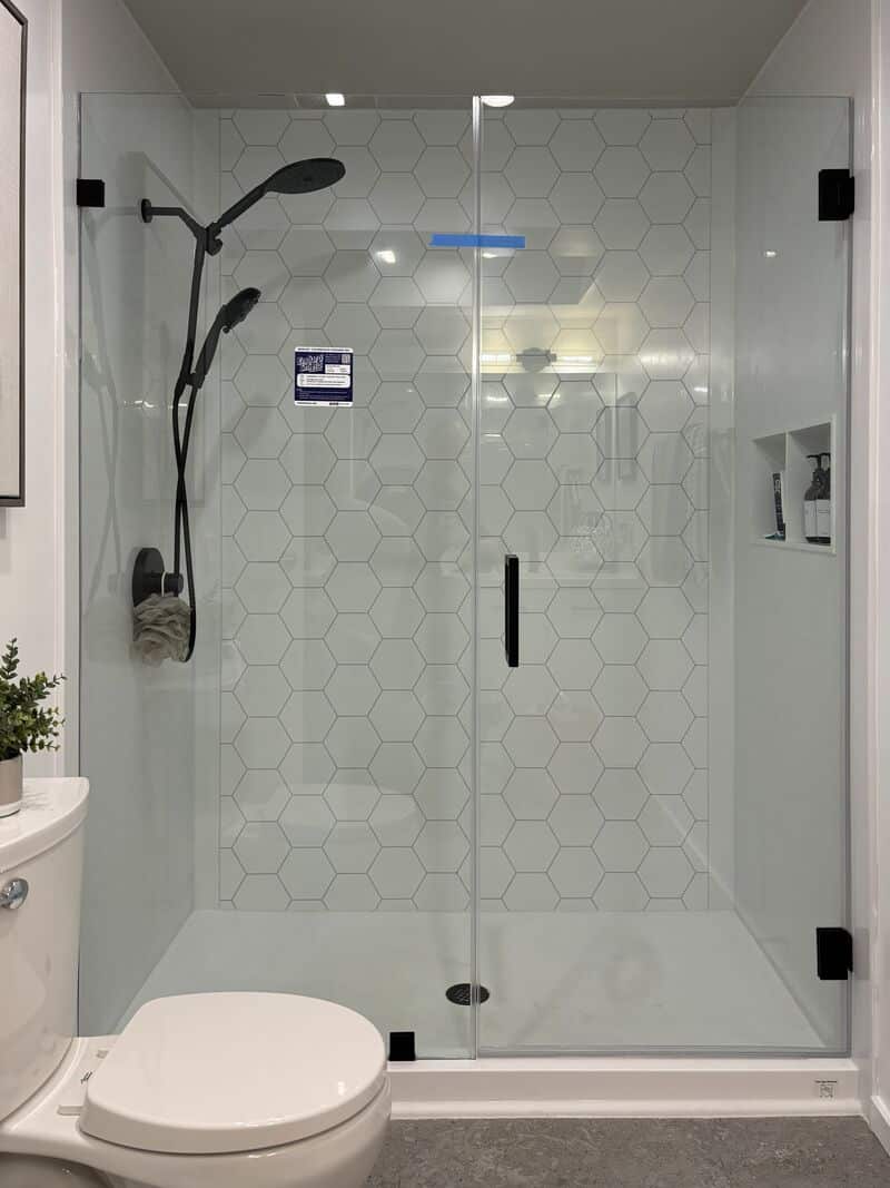 Door and inline glass treated with EnduroShield in San Diego